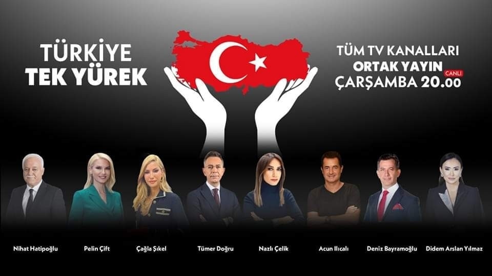 TÜRKİYE TEK YÜREK KAMPANYASINA BAĞIŞ YAPAN KURULUŞLAR