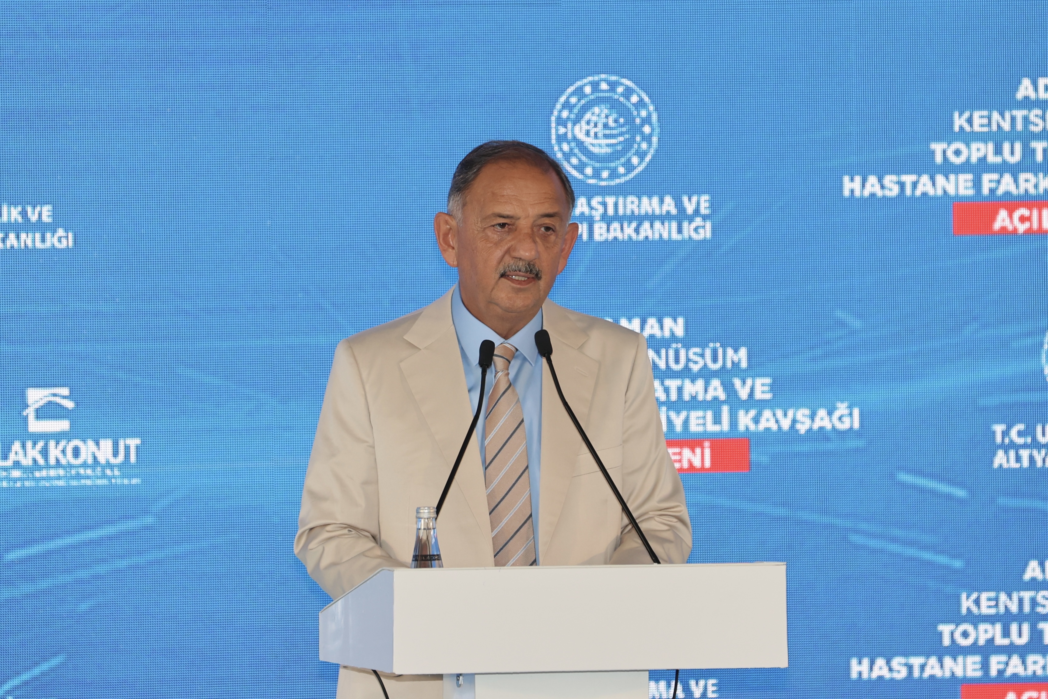BAKAN ÖZHASEKİ: “ADIYAMAN’DA 5 BİN DEPREM KONUTUNUN TEMELİNİ ATTIK”