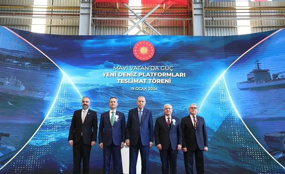Cumhurbaşkanı Recep Tayyip Erdoğan Mavi Vatan Teslimat Töreni'nde konuştu