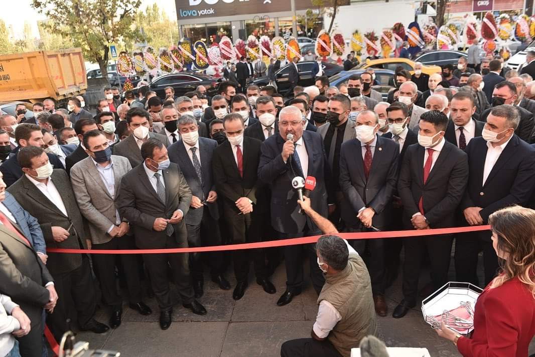 MHP YENİMAHALLE İLÇE BAŞKANLIĞI AÇILDI