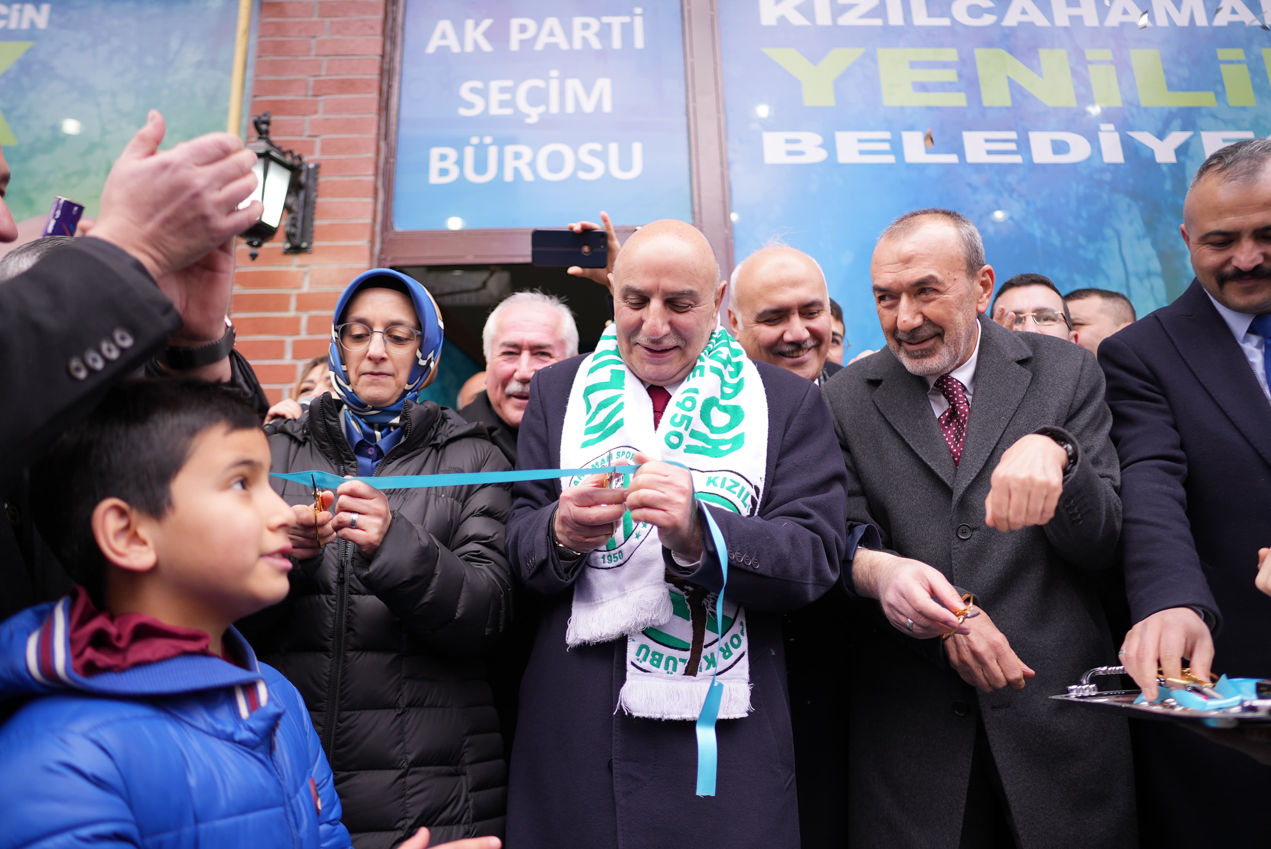 TURGUT ALTINOK ÇAMLIDERELİLER VE KIZILCAHAMAMLILARLA BULUŞTU