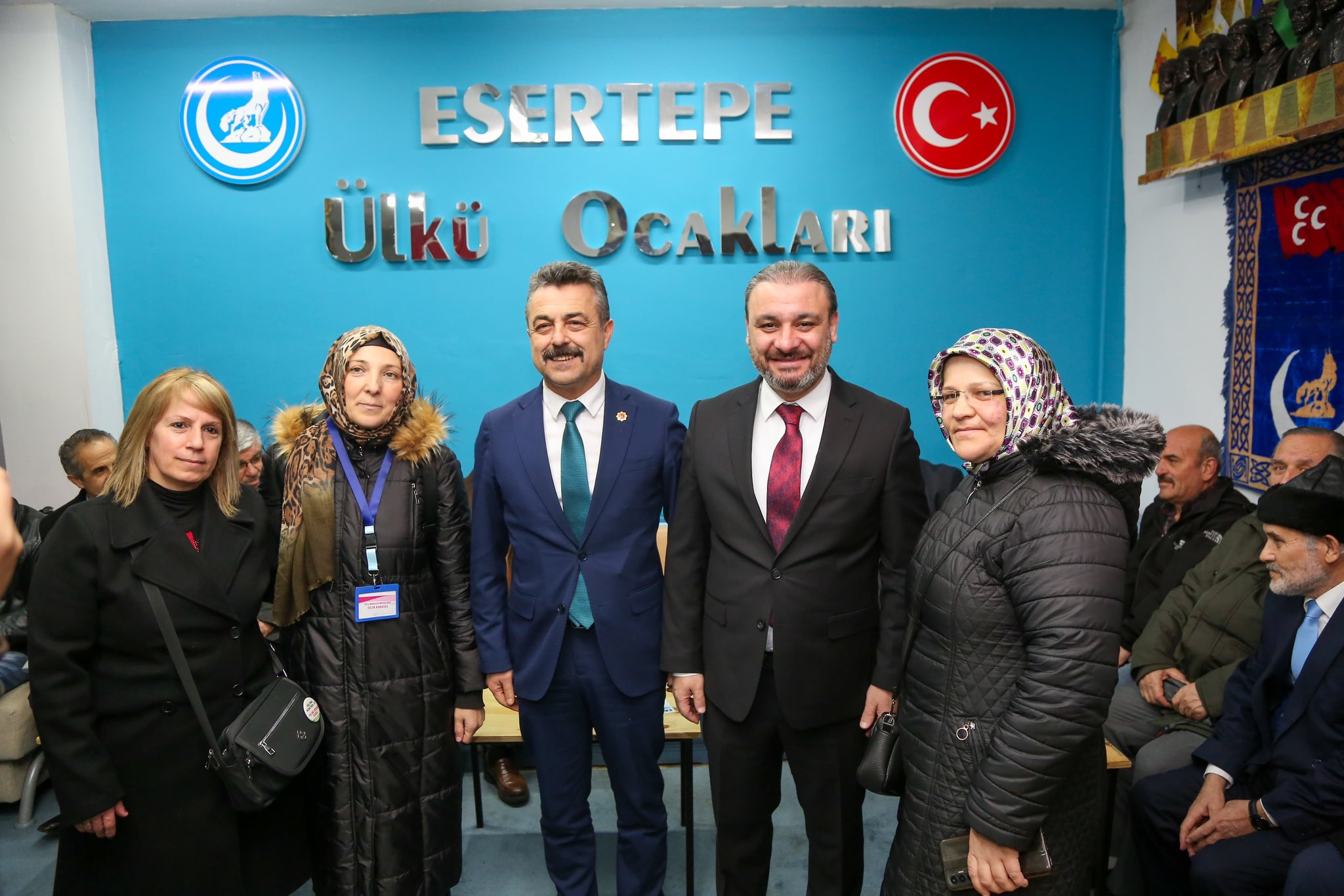 KEÇİÖREN BELEDİYE BAŞKAN ADAYI ZAFER ÇOKTAN ÜLKÜ OCAKLARINI ZİYARET ETTİ