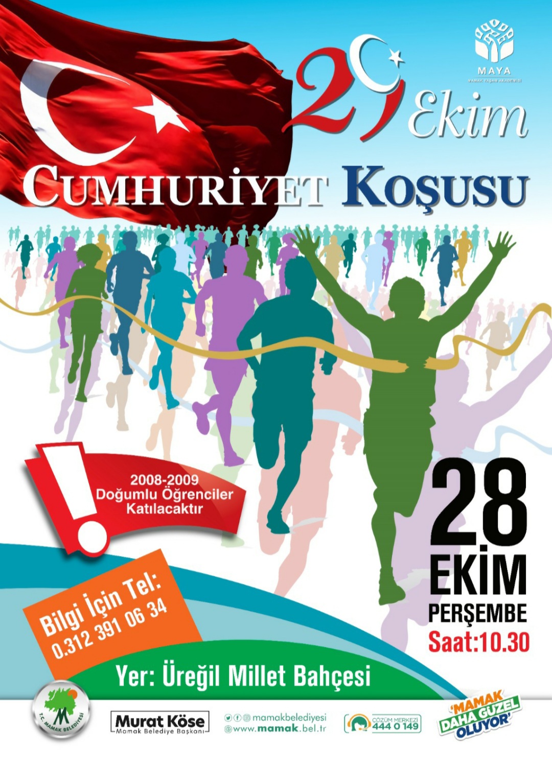 Cumhuriyet için koşacaklar Mamak’ta Cumhuriyet Koşusu düzenlenecek