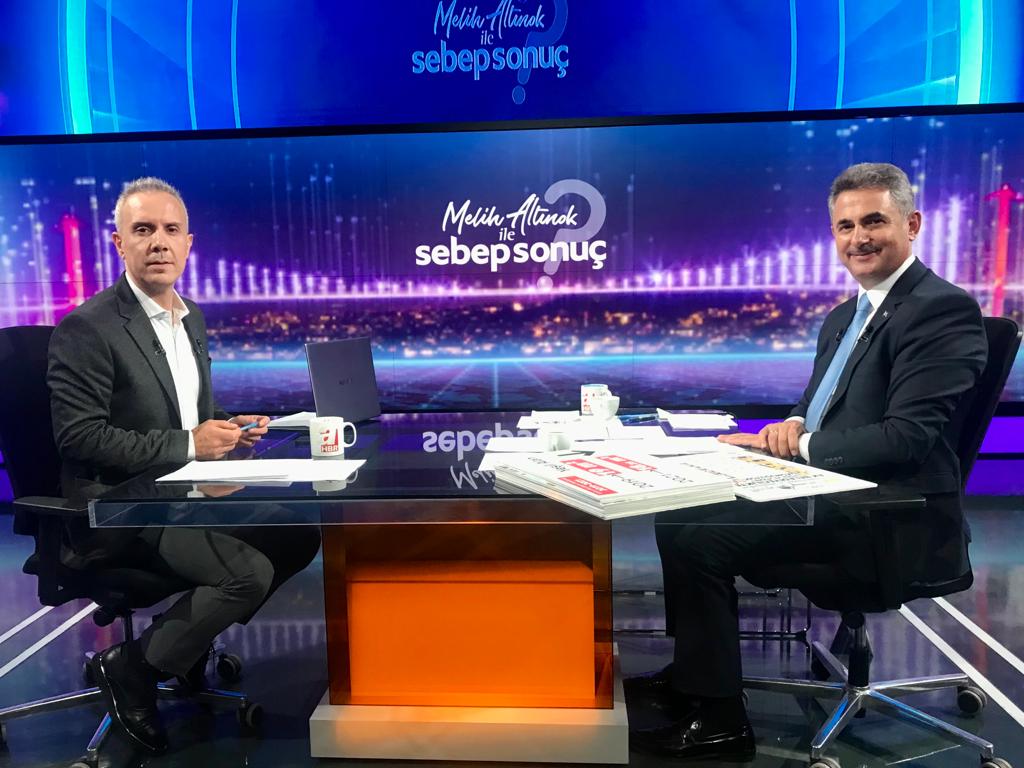 ABB AK Parti Grup Başkan Vekili Murat Köse AHABER’de “Melih Altınok ile Sebep Sonuç” programına konuk oldu
