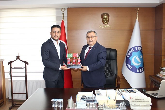 DURSUN DİNÇER'DEN MUSTAFA YORULMAZ'A ZİYARET